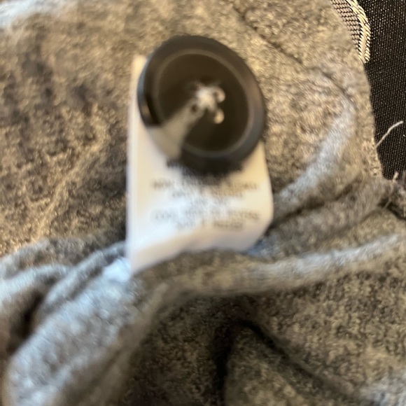 Light Grey Fortune Ivy Cowl Neck Side Button Sweater Size Medium - Picture 3 of 5